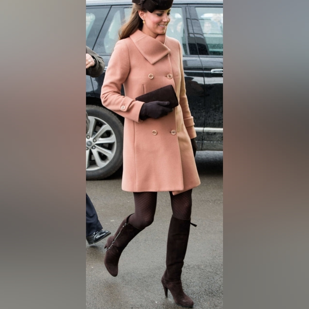 Stuart Weitzman 'Zipkinmid' Suede Knee High Boots ASO Kate Middleton